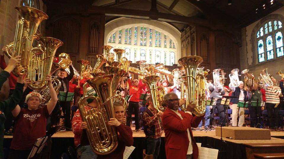 Tuba Christmas 2022 in Northfield Vintage Band Festival