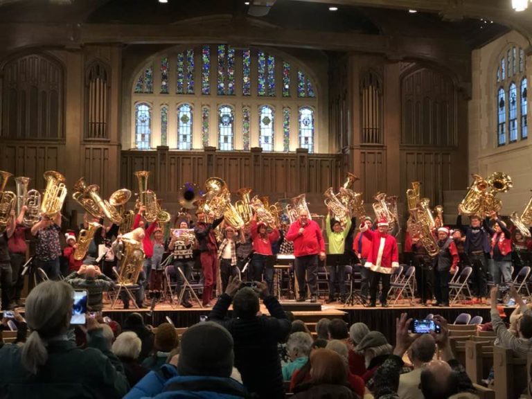 Tuba Christmas was a resounding success! Vintage Band Festival