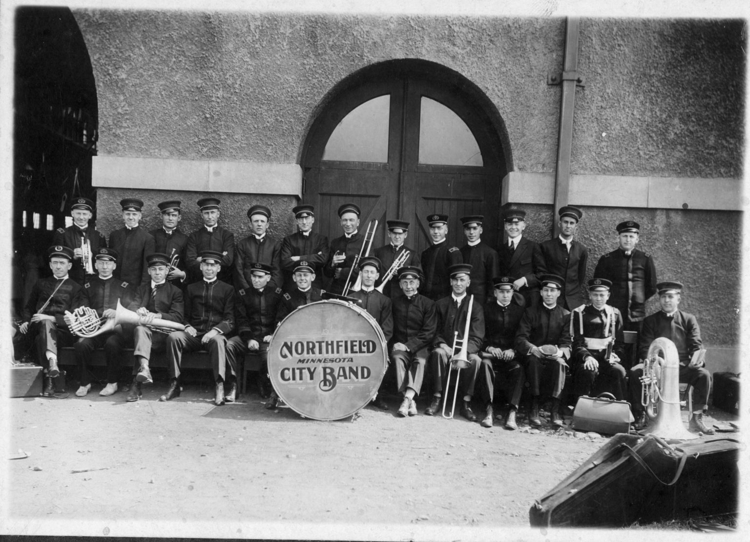 the-northfield-city-band-of-1917-vintage-band-festival