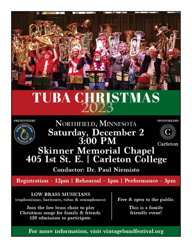 Tuba Christmas 2023 Vintage Band Festival